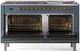 Ilve® Nostalgie II Series 60" Blue Grey Pro Style Dual Fuel Range-1
