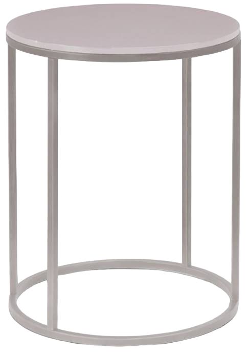 Natuzzi Editions Cabaret Gray Round Accent Table-0