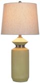 Stylecraft Pettye Ivory and Silver Table Lamp-1