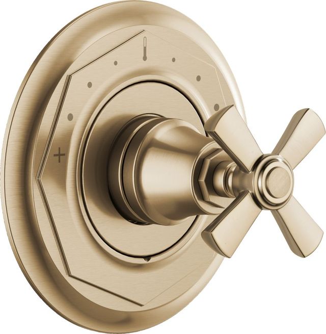Brizo Rook® Brilliance® Luxe Gold® Sensori Thermostatic Valve Trim -0