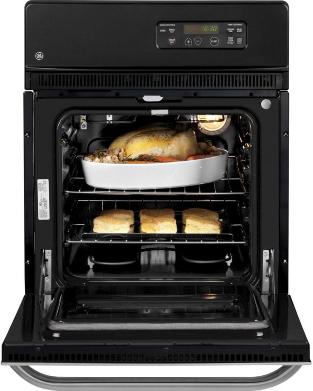 GE® 24" Stainless Steel Electric Built In Single Oven-1