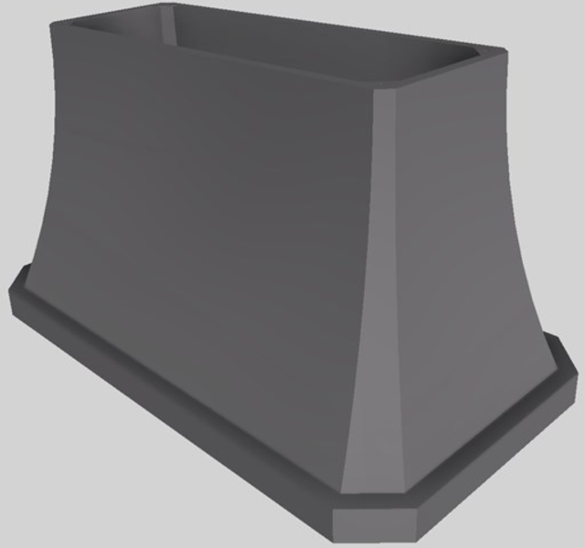 Vent-A-Hood® Designer Series 54" Gunsmoke Island Range Hood-3