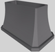 Vent-A-Hood® Designer Series 54" Gunsmoke Island Range Hood-3