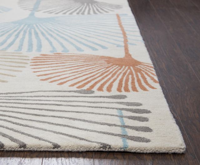 Rizzy Home Cabot Bay Aqua 8' x 10' Rug-2