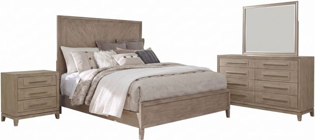 Liberty Furniture Brentwood 4-Piece Sandstone King Bedroom Set-0
