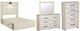 Signature Design by Ashley® Cambeck 4-Piece Whitewash Twin Panel Bed Set-0