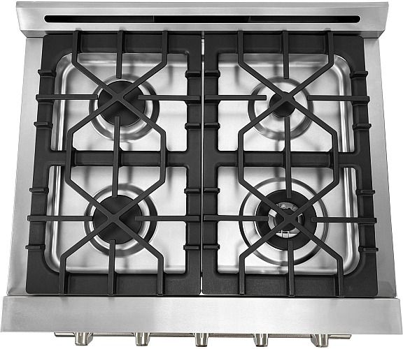 Unique® Appliances Classic Retro 30" Stainless Steel Slide-In Propane Gas Range-4