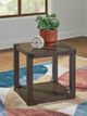 Signature Design by Ashley® Breckington Dark Brown Wood End Table-0