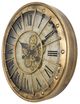 YHD Beige/Gold Wall Clock-2