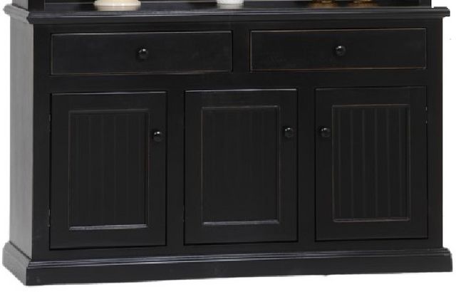 American Heartland Manufacturing Poplar Black Buffet