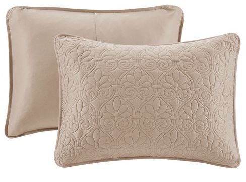 Olliix by Madison Park Quebec Khaki Twin Reversible Bedspread Set-2