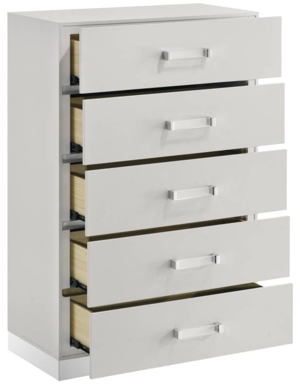 New Classic® Home Furnishings Europa White Chest-3