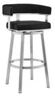Armen Living Lorin Gray 26" Swivel Counter Stool-0