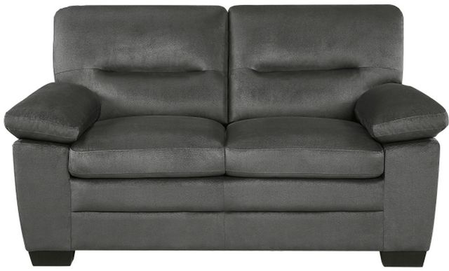 Homelegance® Keighly Dark Gray Loveseat-1