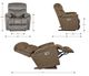La-Z-Boy® Morrison Indigo Power Rocking Recliner with Headrest-2