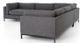 Magnolia Home by Joanna Gaines Arthur 3-Piece Benneth Charcoal Sectional-1