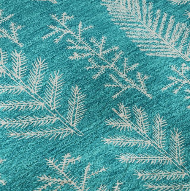 Dalyn™ Rug Company Merry & Bright MY21 Teal 5'x8' Area Rug-1