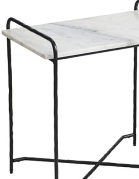 Ashber Accent Table - White/Black Ashber Accent Table - White/Black