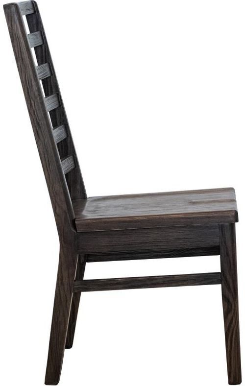 International Furniture Direct Balam Black Dining Side Chair-2