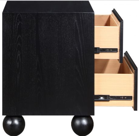 Meridian Furniture Kent Black Nightstand-2