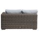 Ratana Cubo Creamy Oak/Pearl Grey 2-Seater Right Arm-3