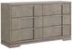 Elements International Kelis Gray Dresser and Mirror-1