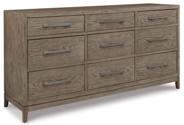 Signature Design by Ashley® Chrestner 2-Piece Gray King Panel Bed Set-2