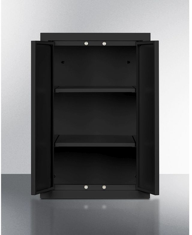Summit 12" Jet Black Wall Cabinet-2