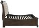 New Classic® Home Furnishings Lyndhrust Beige/Walnut Eastern King Storage Sleigh Bed-4