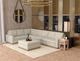 International Furniture Direct Georgia Beige Ottoman-1