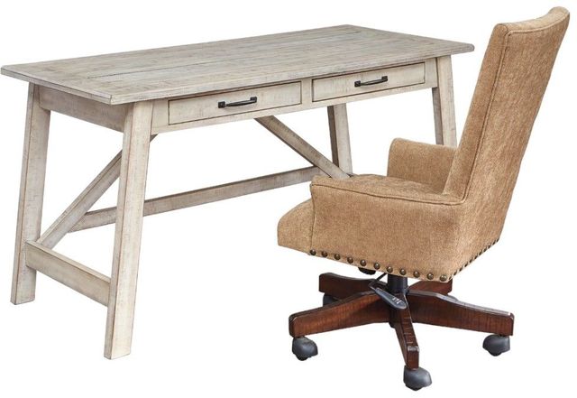 Signature Design by Ashley® Carynhurst 2-Piece Whitewash Office Desk Set-0