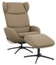 Fjords® Customizable Stella Classic Comfort Manual Recliner with Ottoman-1