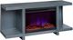 aspenhome® Latitude Deep Indigo 55" Open Fireplace Console-0