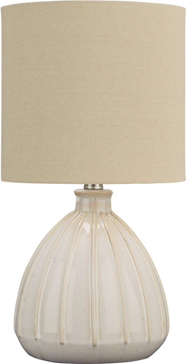 Signature Design by Ashley® Grantner 2-Piece Off-White Table Lamp Set-1