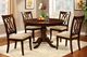 Furniture of America® Carlisle Brown Cherry Round Dining Table-3