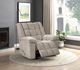 Homelegance® Baldwin Light Brown Rocker Manual Recliner-1