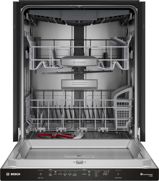 Bosch 500 Series 24'' Anti-Fingerprint Stainless Steel Top Control Built-In Dishwasher-1