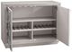 Bassett Mirror Peninsula Gray Bar Cabinet-1