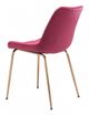 Zuo® Tony Red/Gold Dining Chair-4