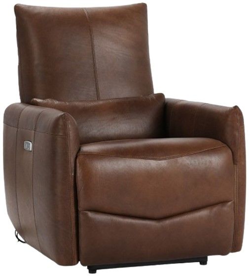 Classic Home Thaya Antique Brown Power Recliner Chair-0