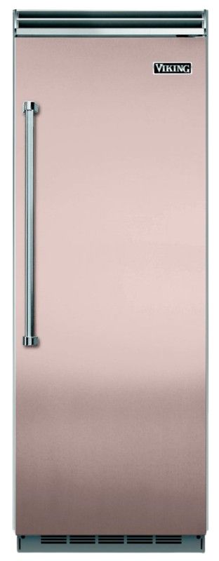 Viking® 5 Series 30 in. 17.8 Cu. Ft. Blush Built In Counter Depth Right Hinge Column Refrigerator