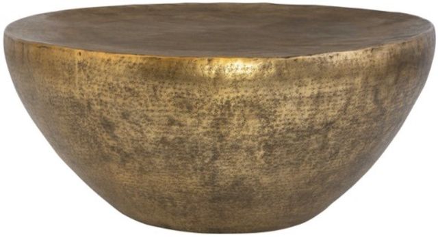 Uttermost® Gilded Dome Antique Gold Coffee Table-0