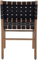 Moe's Home Collection Mira Black Teak Outdoor Dining Chair -3