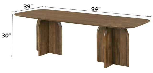 ACME Furniture Delmon Dark Walnut Dining Table-1