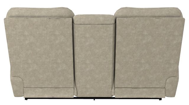 La-Z-Boy® Trouper Stucco Manual Reclining Loveseat with Console-3