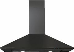 XO Fabriano Collection 36" Black Wall Mounted Range Hood 