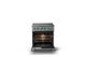 Viking® 5 Series 30" Novembery Sky Pro Style Electric Range with Brushed Brass Trim-1