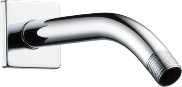 Brizo Essential™ Polished Chrome 7" Linear Square Wall Mount Shower Arm and Flange-0