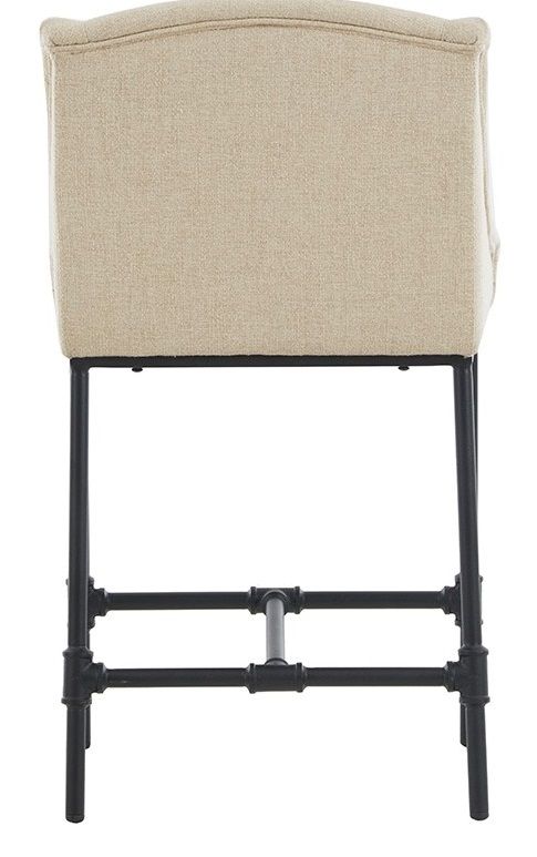 Olliix by Madison Park Maddox Beige Counter Stool-2