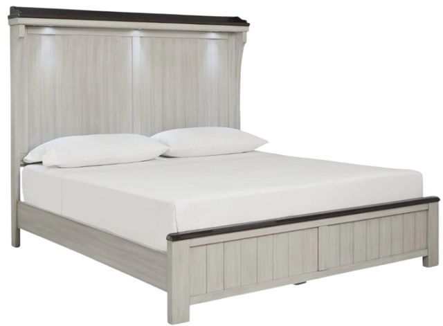 Signature Design by Ashley® Darborn Brown/Gray King Panel Bed-0
